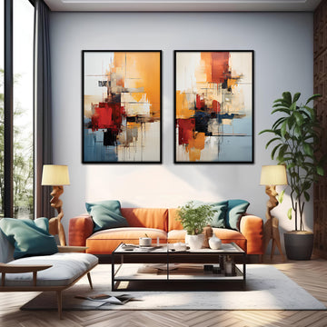 Mosaic Soul Abstract wall art