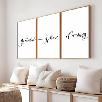 Shine Wall Art-3 Pannel
