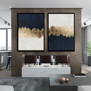 Simple Harmony Abstrat wall art -2 pannel (1)