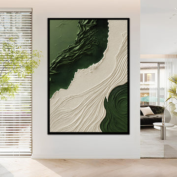 Verdant Tide-1 panel wall art (1)