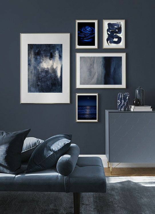 Blue Fusion Wall Art