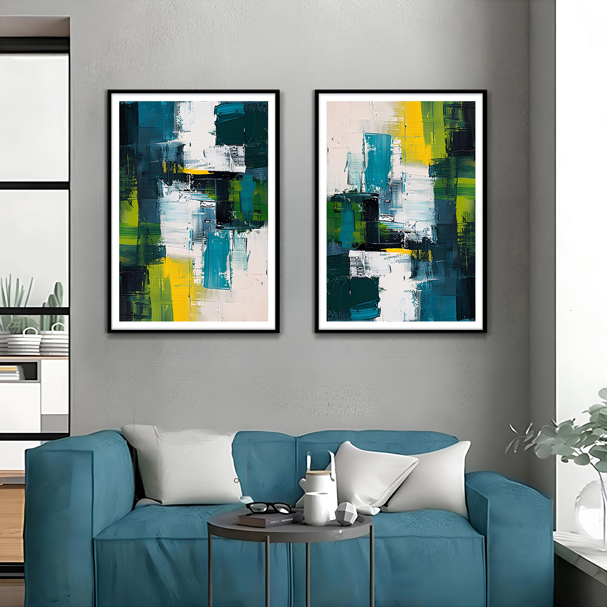 Bold Horizons-2 Panel Wall Art