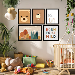 Born To Be Wild Kids Wall Art-5 Panel (1)