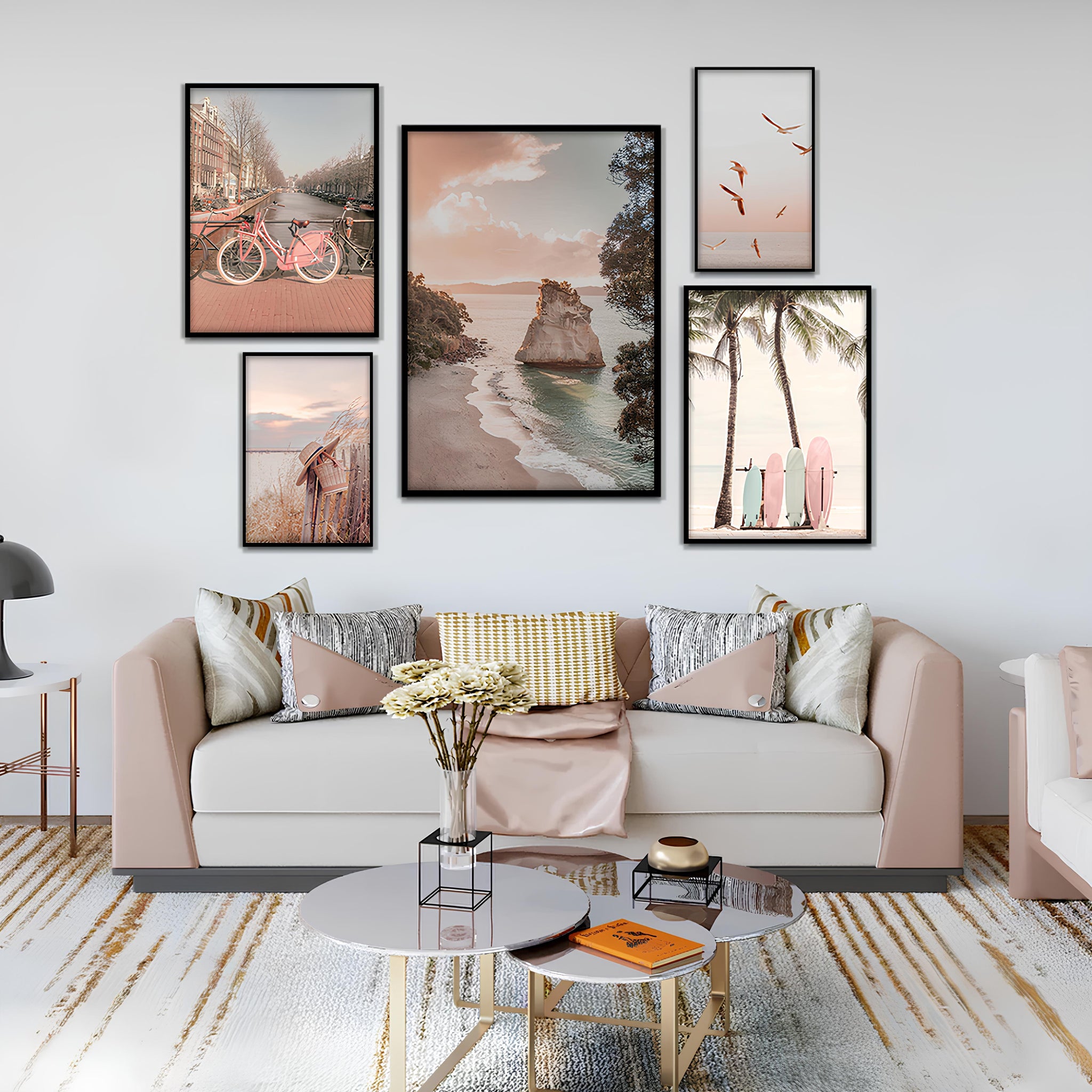 Coastal Collage Wall Art