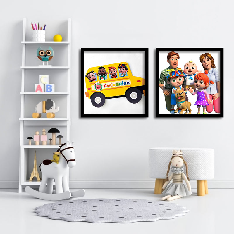 Cocomelon Crew Kids Wall Art-2 Panel (1)