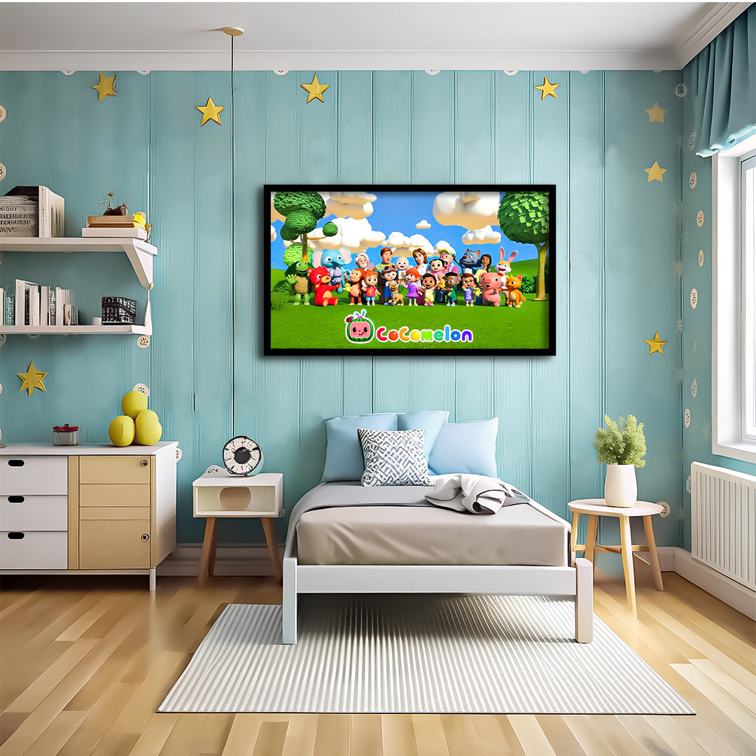 Cocomelon Family Kids Wall Art-1 Panel (1)