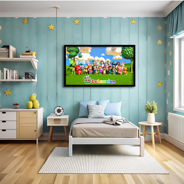 Cocomelon Family Kids Wall Art-1 Panel (1)