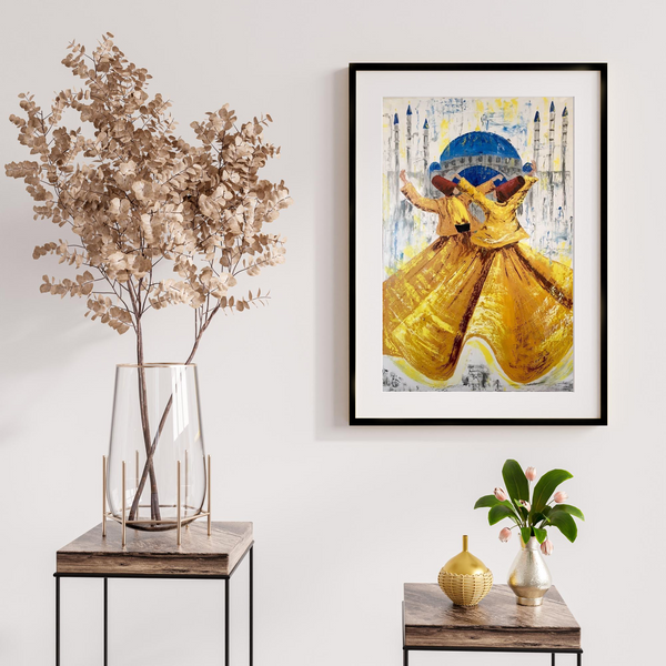 Dance Of Divine Sufism Wall Art-1 Pannel (1)