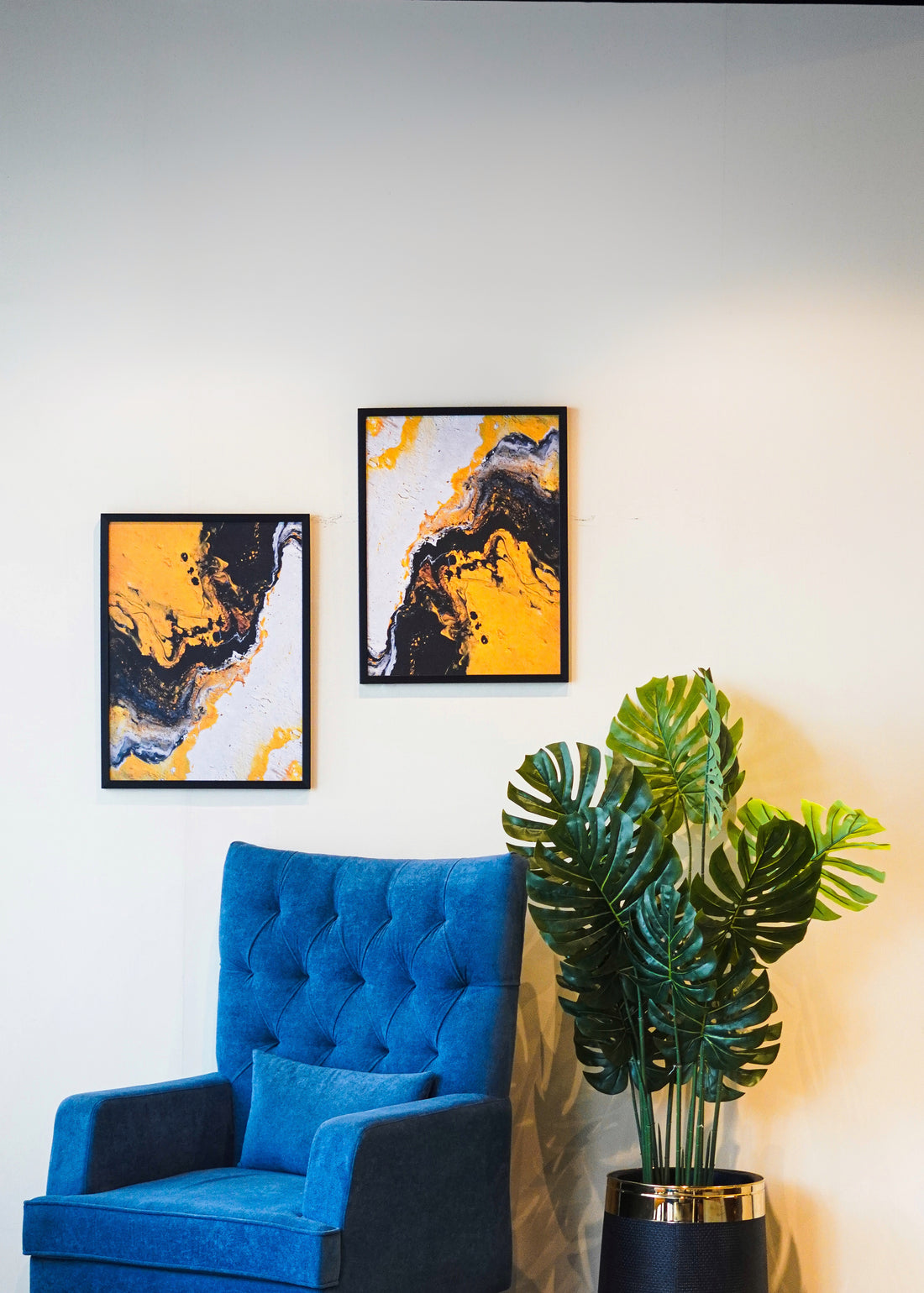 Eclat-2 Panel Modern Abstract Artwork (1)