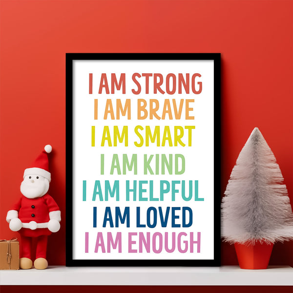 Empowered By Words Kids Wall Art-1 Panel