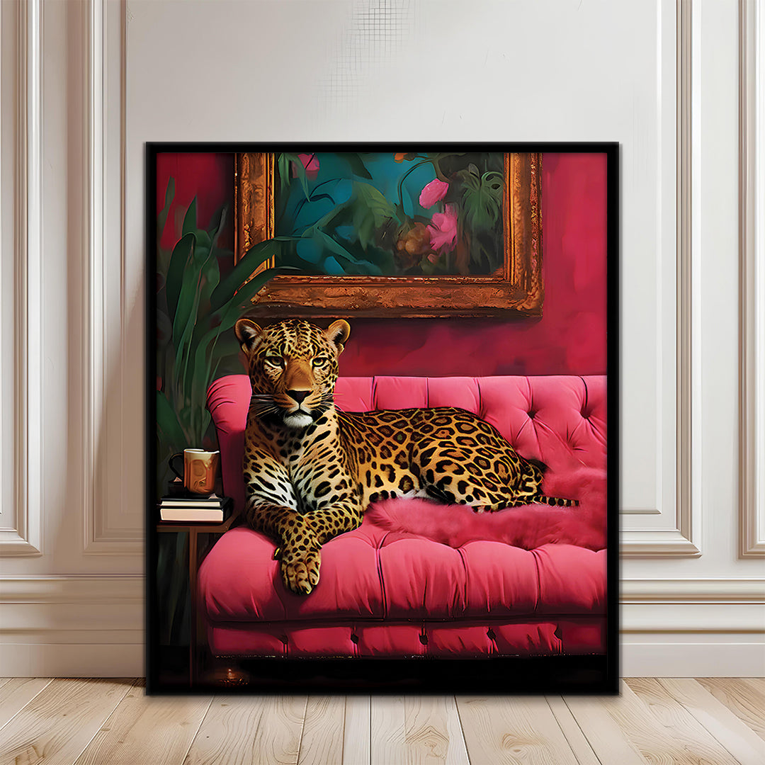 Fierce In Fushia-1 Panel Wall Art (1)