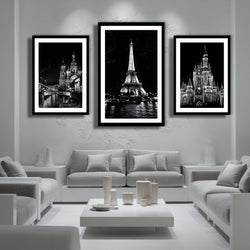 Global Getaways Wall Art-3 Pannel