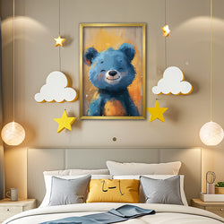 Happy Bear Kids Wall Art-1 Panel (1)