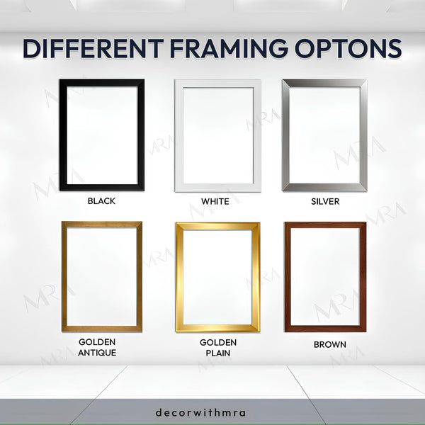 Minimalist Positive Wall Art-6 Pannel