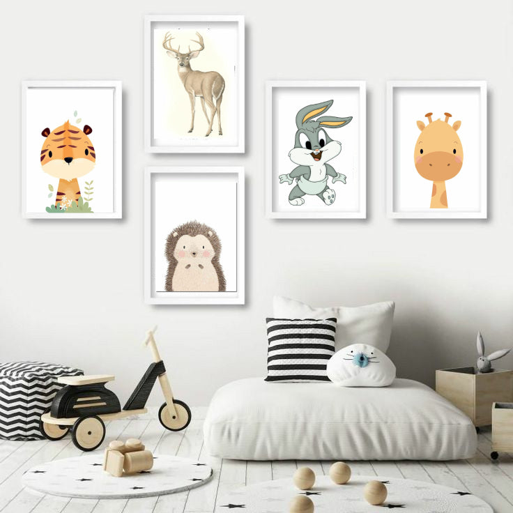 Into The Wild Kids Wall Art-5 Panel