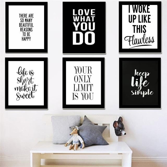 Keep Life Simple Wall Art-6 Pannel