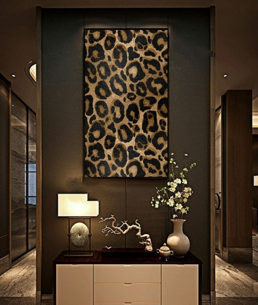 Leopard Abstract Wall Art-1 Panel