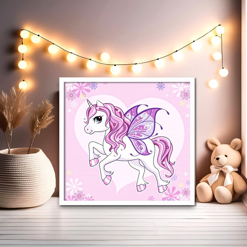 Let's Fly Unicorn Theme Kids Wall Art-1 Panel