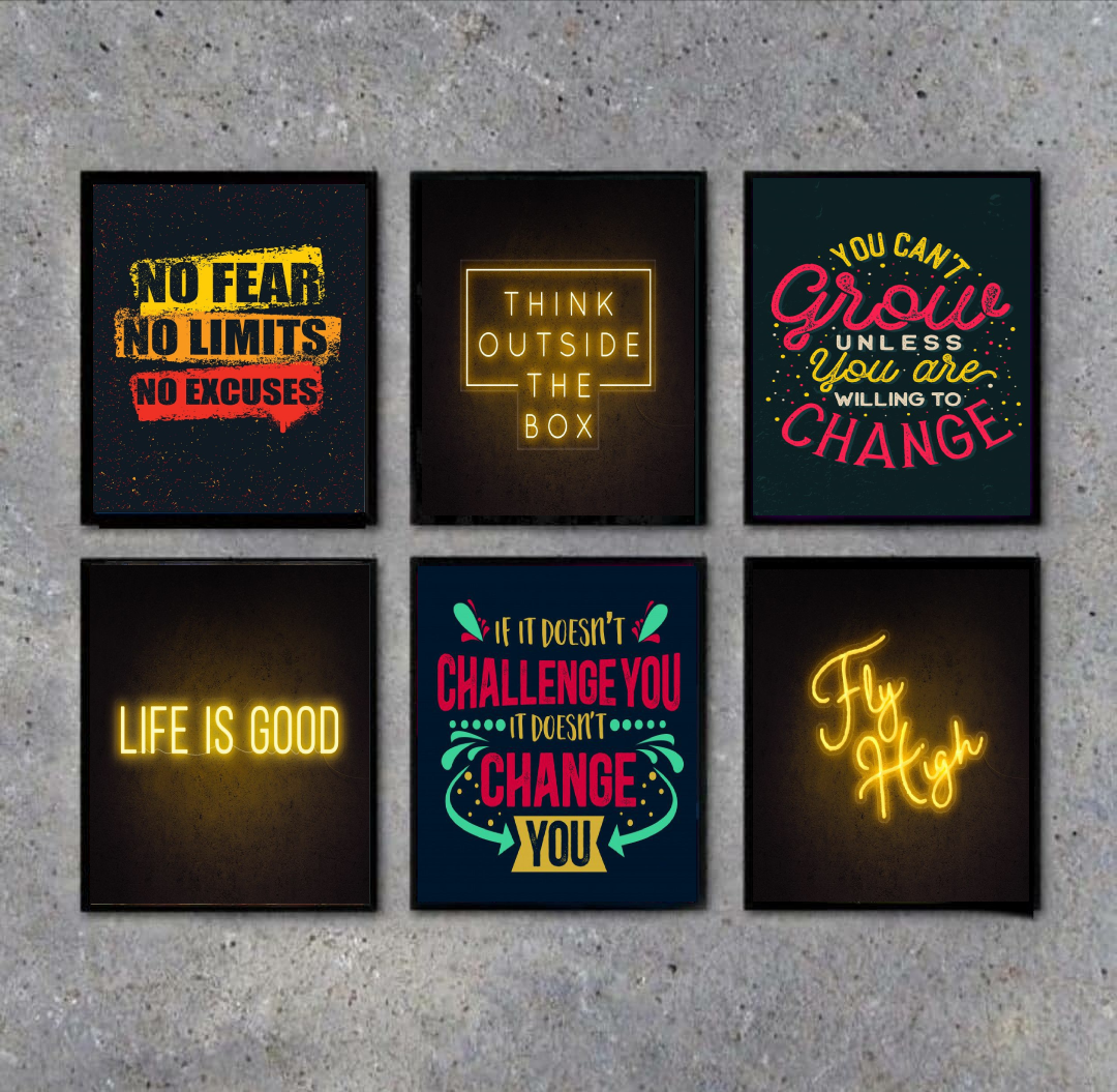 Life Is Good Wall Art-6 Pannel