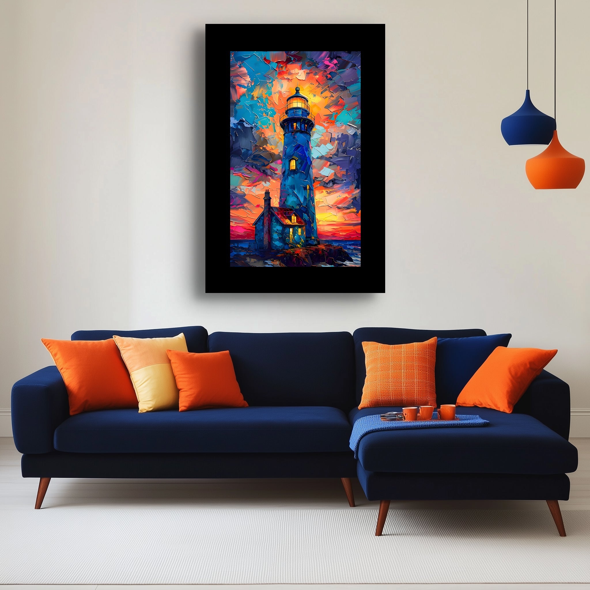 Lighthouse'Beacon Of Hope' Wall Art-1 Pannel (1)
