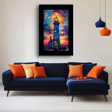 Lighthouse'Beacon Of Hope' Wall Art-1 Pannel (1)