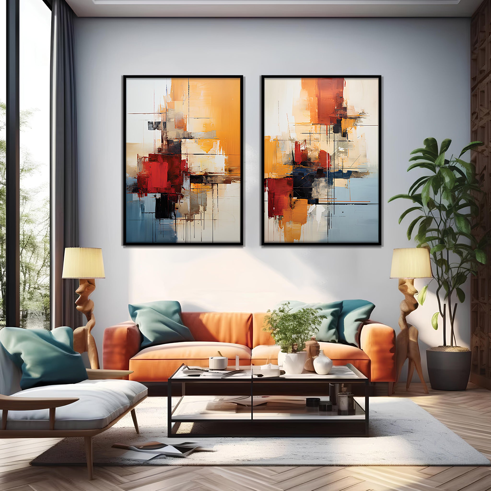 Mosaic Soul Abstract wall art