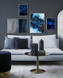 Mystical Connection Blue Wall Art