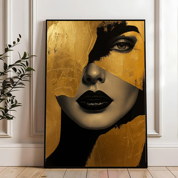 Mystique In Gold  1-Panel Wall Art