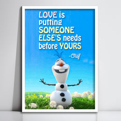 Olaf Love Kids Wall Art-1 Panel (1)