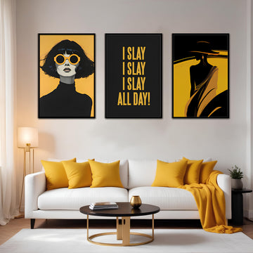 Own Your Aura 3-Panel Wall Art