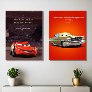 Racing Dreams Kids Wall Art-2 Panel