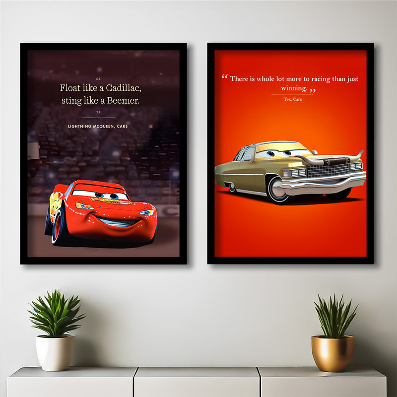 Racing Dreams Kids Wall Art-2 Panel (1)