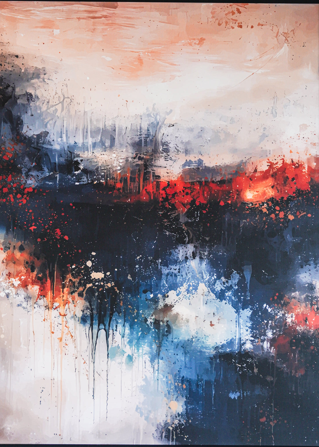 Reflet Modern Abstract Artwork-1 Panel (1)