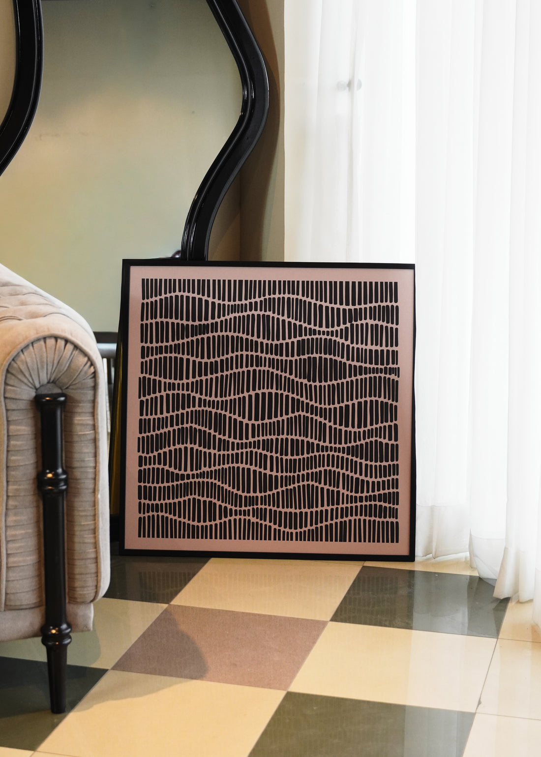 Serene-1 Panel Modern Abstract Artwork