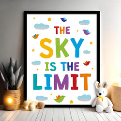 Sky Is The Limit Wall Art-1 Panel