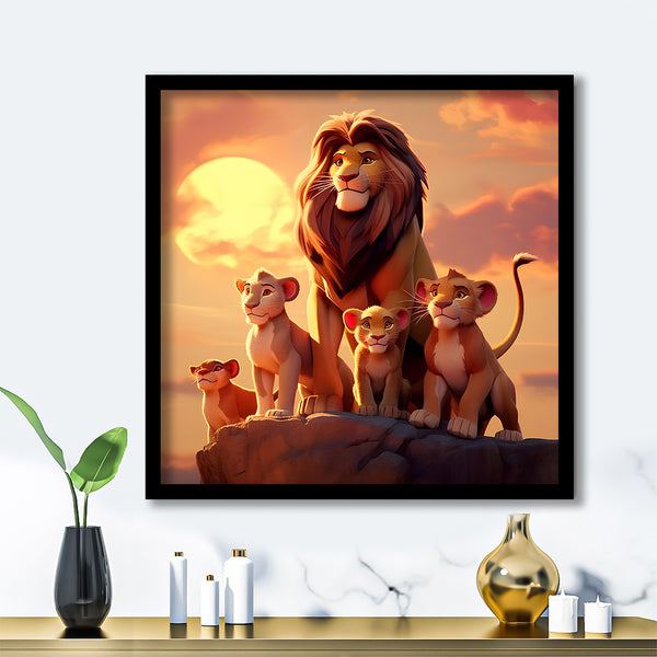 The lion King Kids Wall Art-1 Panel (1)