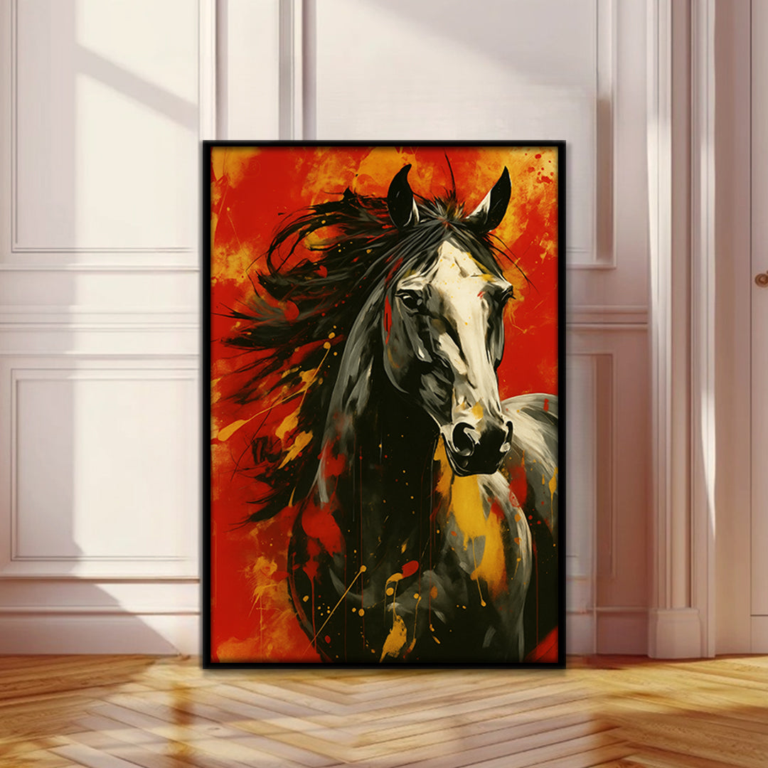 Untamed Fire 1-Panel Wall Art (1)