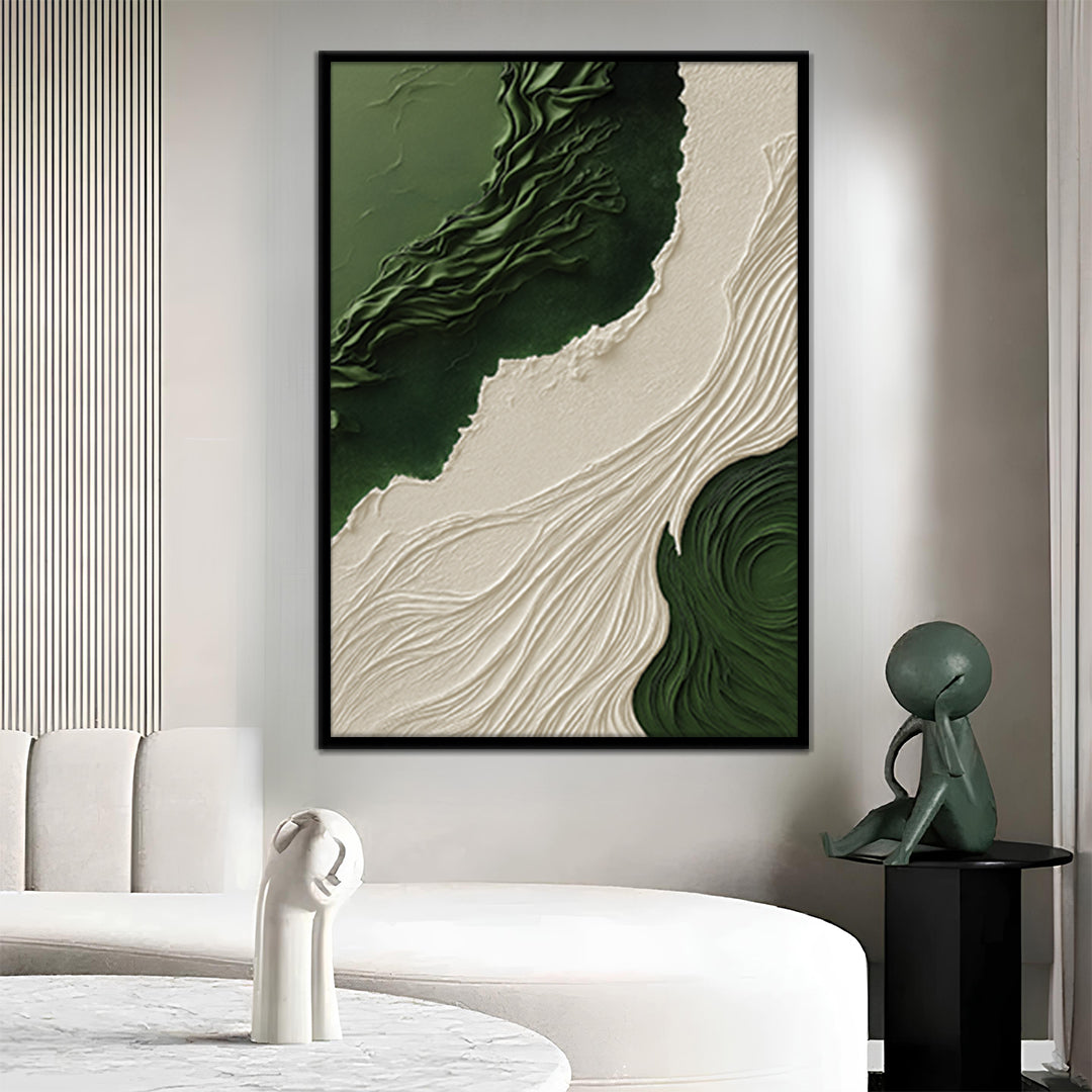Verdant Tide-1 panel wall art (1)