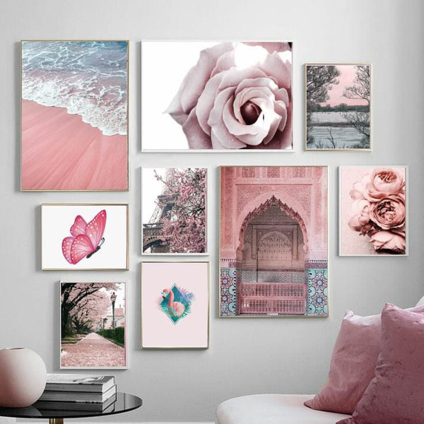 Whispers Of The Wind Pink Wall Art