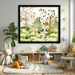 Wild At Heart Kids Nordic Wall Art-1 Panel (1)